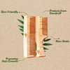 Imvelo Neem Wooden Combs For Hair Growth Protect From Hairfall & Dandruff Fine + Dual Tooth Combo