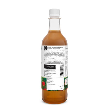 Kapiva Himalayan Apple Cider Vinegar With Mother 500Ml | Helps With Digestion & Weight Care