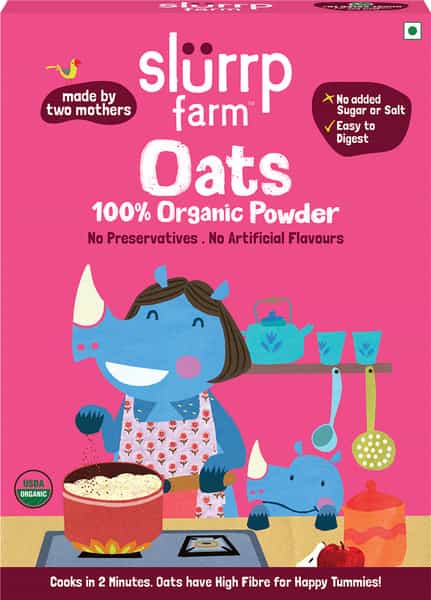 Slurrp Farm Organic Oats Powder - 250G