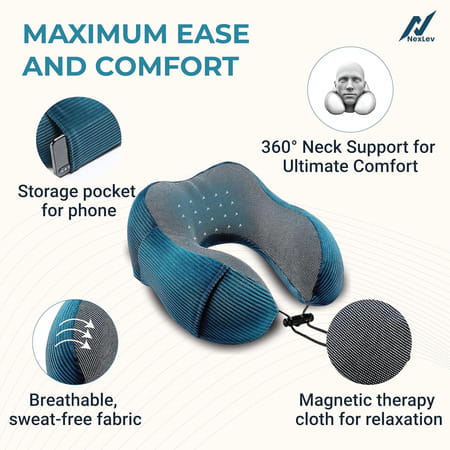 Nexlev Travel Neck Pillow Np-01 | Blue