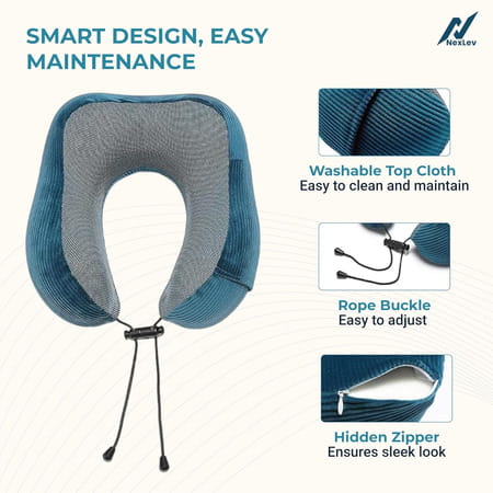 Nexlev Travel Neck Pillow Np-01 | Blue