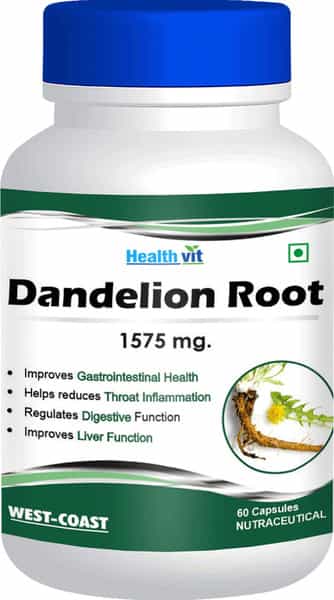 Healthvit Dandelion Root 1575 Mg 60 Capsules