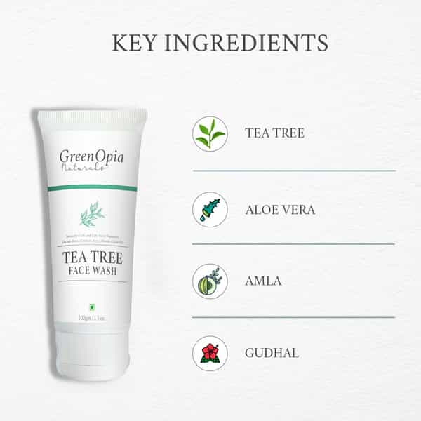 Greenopia Tea Tree Face Wash Pack Of 3
