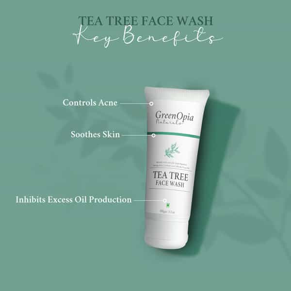 Greenopia Tea Tree Face Wash Pack Of 3