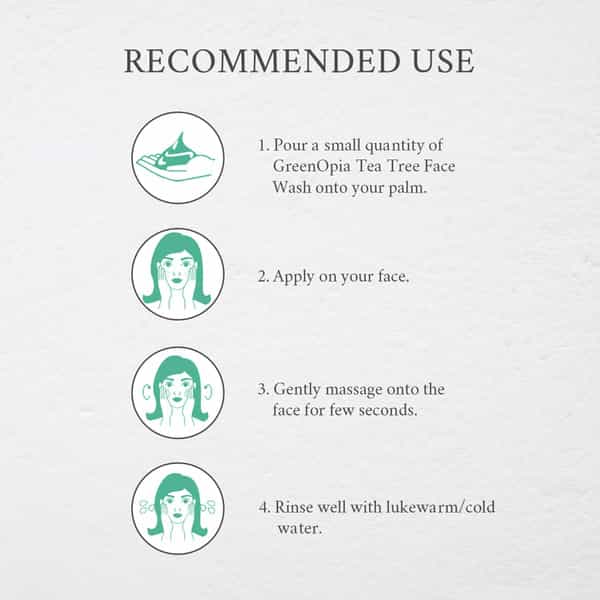 Greenopia Tea Tree Face Wash Pack Of 3