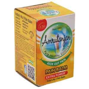 New Amrutanjan Pain Balm Extra Power Aromatic Action-7.4g(8ml)
