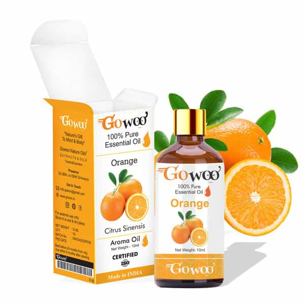 Pack Of 2 Orange Essential Oil & Aloe Vera Carrier Oil - 100% Pure & Natural Oil