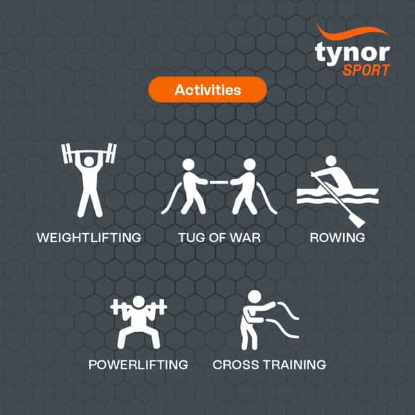 Tynogrip Training Gloves With Support | Black | Xl | 1 Pair