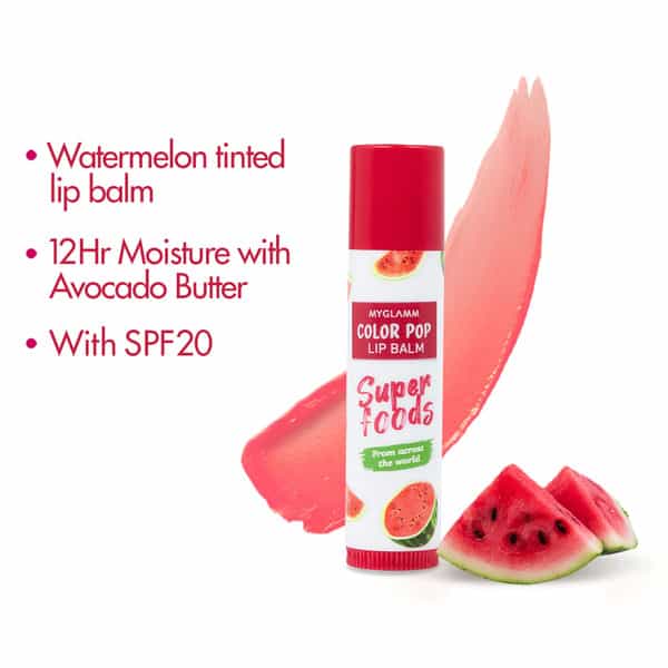 Myglamm Color Pop Lip Balm-Watermelon