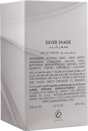Ajmal Silver Shade Edp 100ml Perfume For Men And Kuro Edp 90ml Perfume For Men