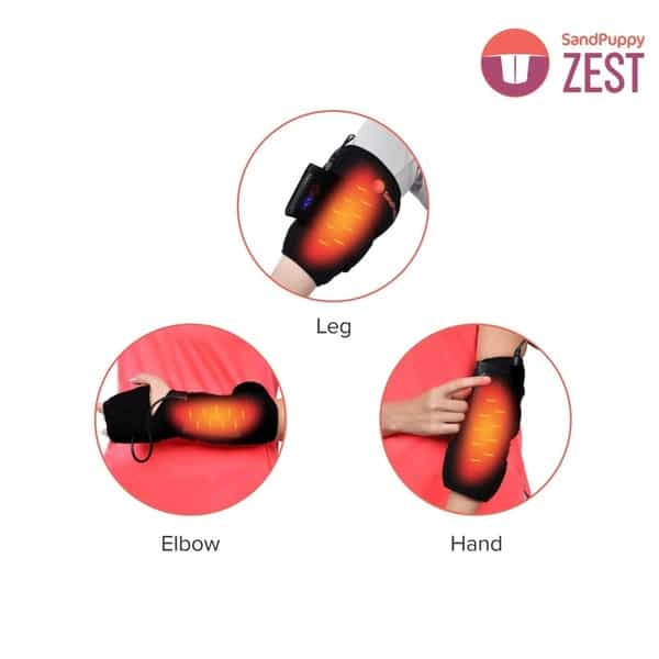 Sandpuppy Super Saver Hot And Cold Combo :Heating And Cooling Band - Zest+Kryo - Pain/Injury Relief