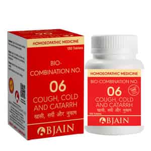 Bjain Bio-combination No.06 (cough . Cold And Catarrh) Tablet - 15gm