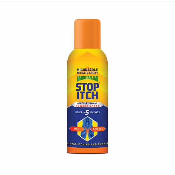 Amrutanjan Stop Itch Anti Fungal Powder Spray Bottle Of 100Gm
