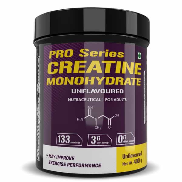 Healthyhey Sports Creatine Monohydrate 400G - 133 Servings - Unflavoured