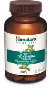 Himalaya Organic Gokshura | For Men | Tribulus | Improves Energy And Vigor | Caplets | 60 No's