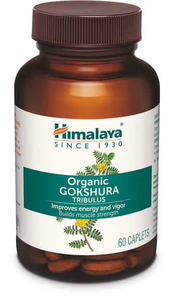 Himalaya Organic Gokshura | For Men | Tribulus | Improves Energy And Vigor | Caplets | 60 No's