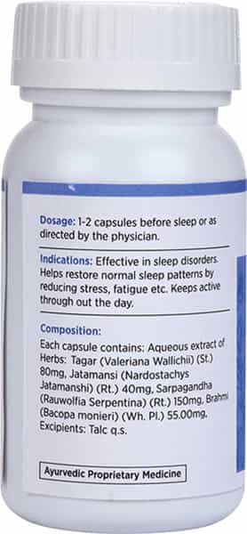 Kapiva Ayurveda Sound Sleep Capsule 60