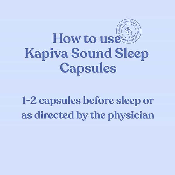 Kapiva Ayurveda Sound Sleep Capsule 60