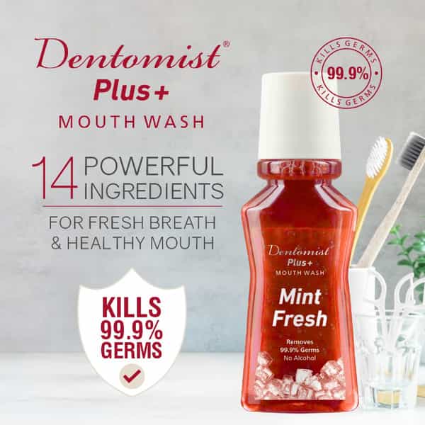 Dentomist Plus Mouth Wash 150 Ml ( Pack Of 1)