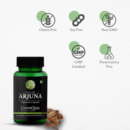 Greenopia Arjuna 60 Vegetarian Capsules