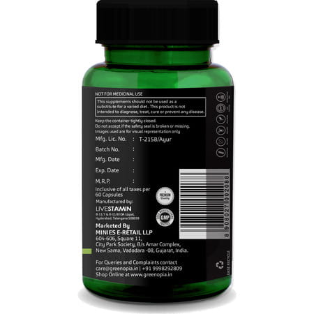 Greenopia Arjuna 60 Vegetarian Capsules