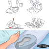 Chevalier Patient Bedpan/Urine Pot For Adult Men/Women Black
