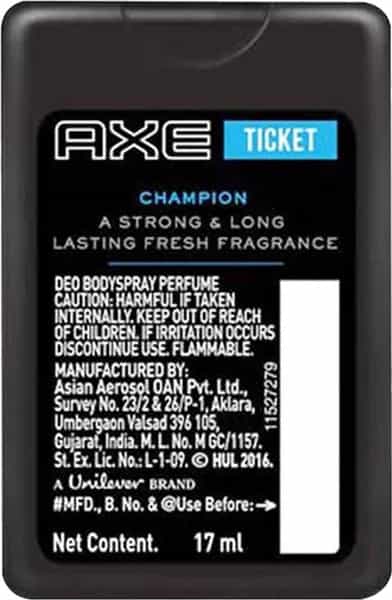 Axe Ticket Champion Perfume 17 Ml