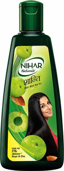Nihar Shanti Amla And Badam Hair Oil For Stronger Hair 300 Ml