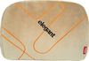 Elegant Fur Memory Foam Lumbar Support Pillow Beige