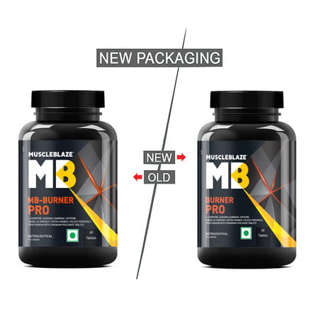 Muscleblaze Mb-Burner Pro (60 Tabs) | Fat Burn Blend With Carnitine | Caffeine | Green Tea