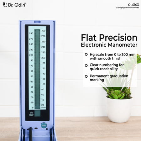 Dr. Odin Ols103 Professional Lcd Sphygmomanometer Advanced Blood Pressure Monitor 1 No'S
