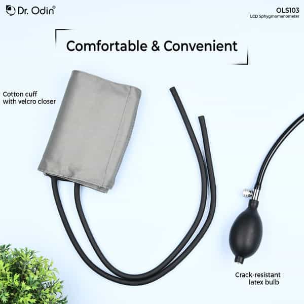 Dr. Odin Ols103 Professional Lcd Sphygmomanometer Advanced Blood Pressure Monitor 1 No's