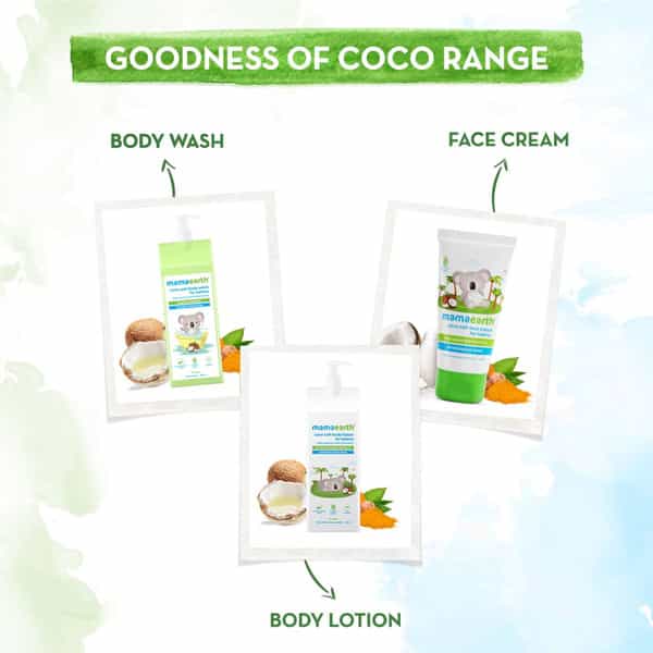 Mamaearth Coco Soft Face Cream With Coconut Milk & Turmeric For Babies 60Gm