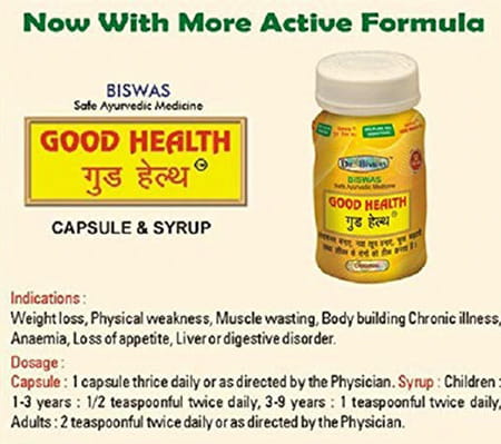 Dr. Biswas Good Health 50 Capsules (Pack Of 7)
