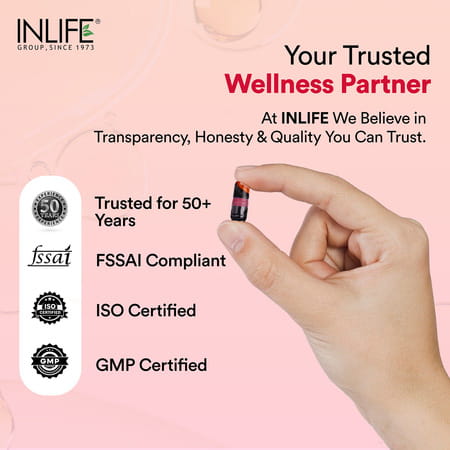 Inlife Astaxanthin 4 Mg Supplement | 30 Liquid Filled Vegetarian Capsules