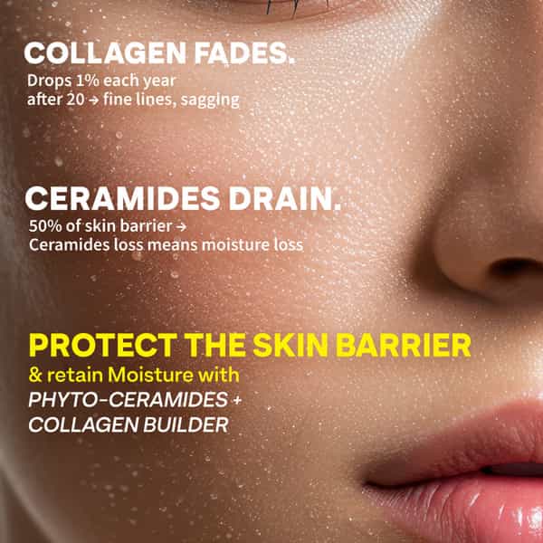 Oziva Phyto Ceramide+ Collagen For Skin Barrier Repair - Blueberry 30 Sachet