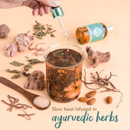 Nat Habit Balamool Sunthi Pure Baby Maahu | Winter Massage Oil | Bone & Muscular Development - 100ml