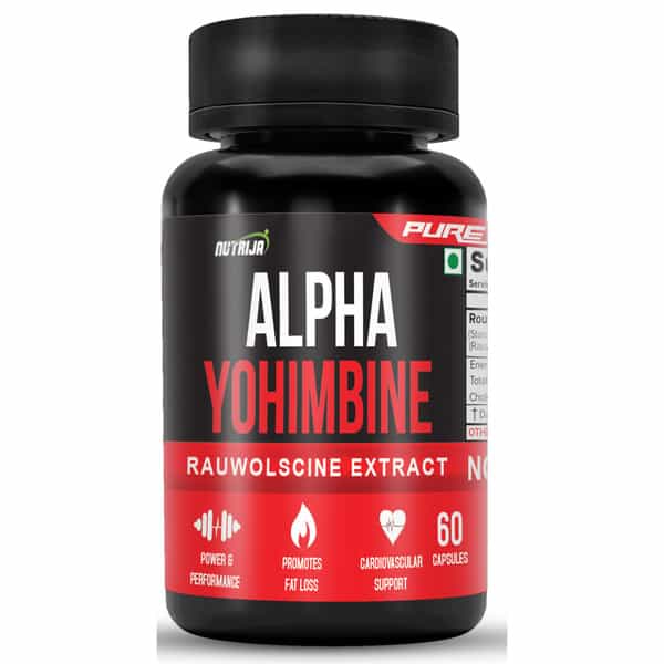 Nutrija Rauwolscine - Alpha Yohimbine 2Mg (Standardized To 90% Alpha Yohimbine) - 60 Capsules