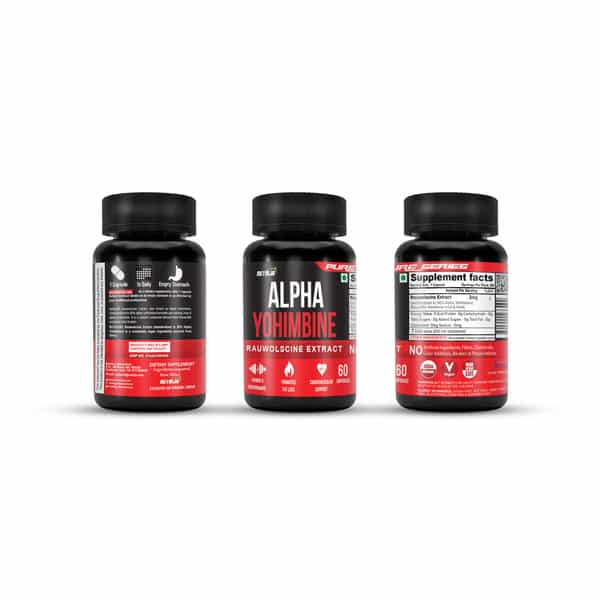 Nutrija Rauwolscine - Alpha Yohimbine 2Mg (Standardized To 90% Alpha Yohimbine) - 60 Capsules