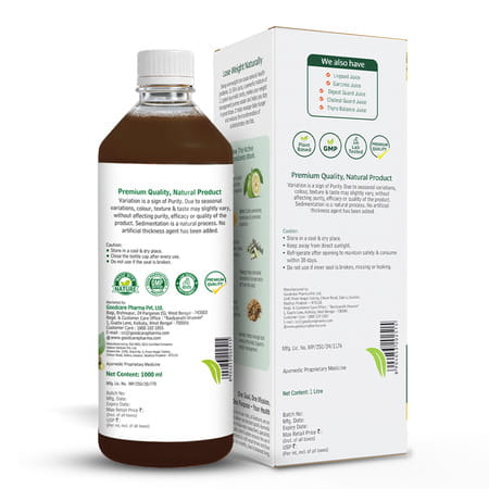 Goodcare Ezislim Juice 1000Ml | Ayurvedic Fat Burner | Boosts Metabolism & Controls Appetite