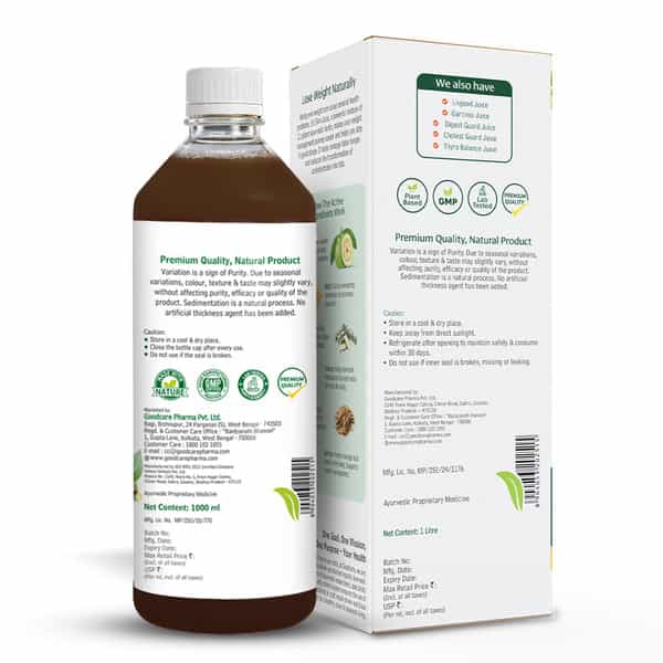 Goodcare Ezislim Juice 1000Ml | Ayurvedic Fat Burner | Boosts Metabolism & Controls Appetite