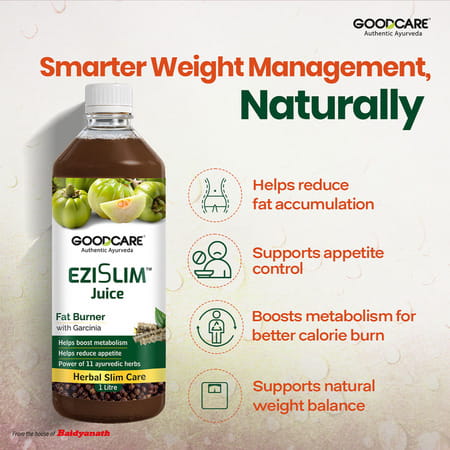 Goodcare Ezislim Juice 1000Ml | Ayurvedic Fat Burner | Boosts Metabolism & Controls Appetite