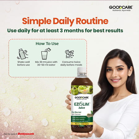 Goodcare Ezislim Juice 1000Ml | Ayurvedic Fat Burner | Boosts Metabolism & Controls Appetite