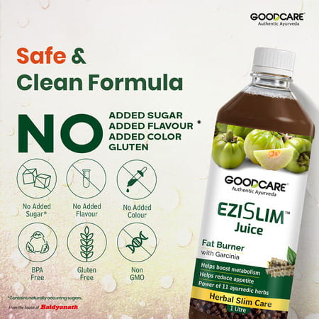 Goodcare Ezislim Juice 1000Ml | Ayurvedic Fat Burner | Boosts Metabolism & Controls Appetite