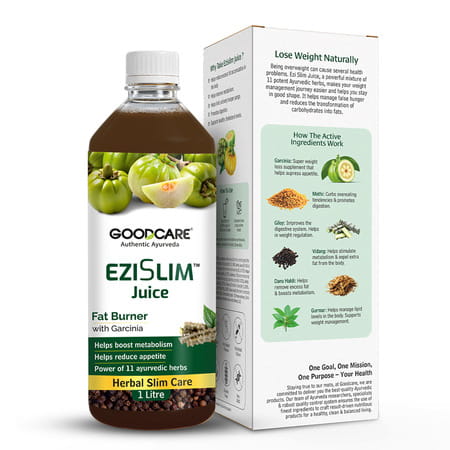 Goodcare Ezislim Juice 1000Ml | Ayurvedic Fat Burner | Boosts Metabolism & Controls Appetite