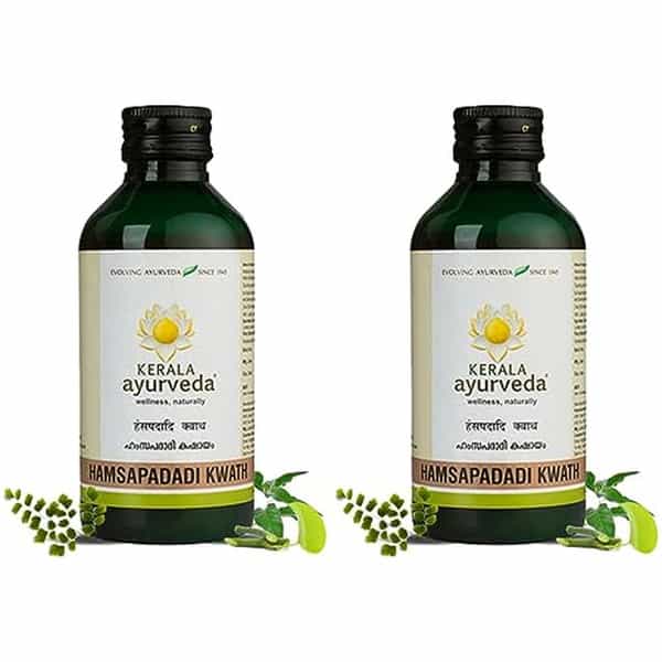 Kerala Ayurveda Hamsapadadi Kwath |Herbal Thyroid Care Syrup (200 Mi) X Pack Of 2