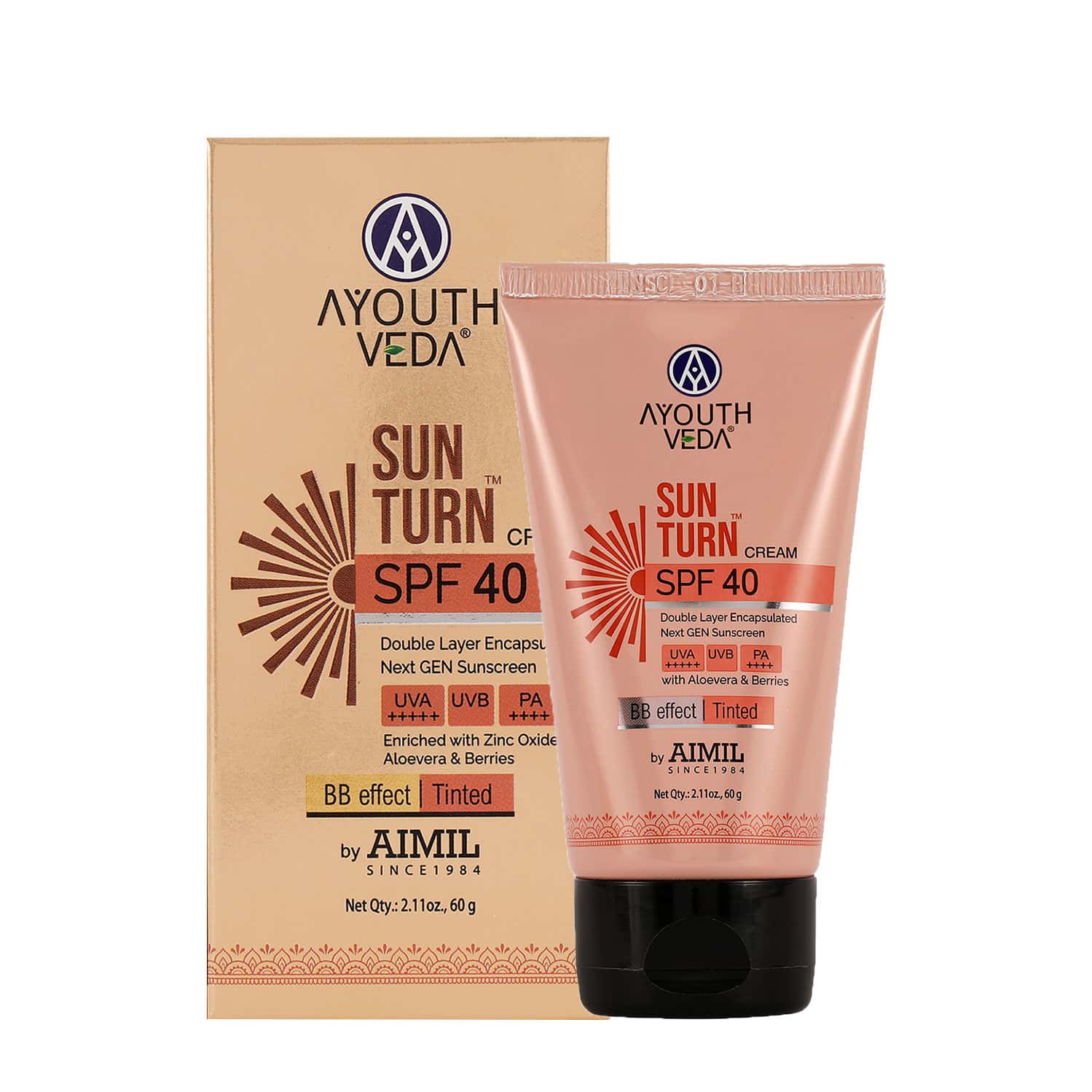 Ayouthveda Sunturn Spf40 Cream - 60g