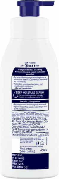 Nivea Express Hydration Lotion - 400 Ml