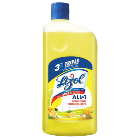Lizol Citrus Disinfectant Floor Cleaner Liquid Bottle Of 1000 Ml