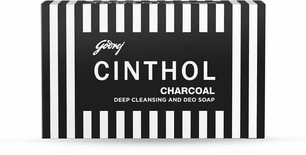 Cinthol Charcoal Soap - Pack Of 3 - 125G Each